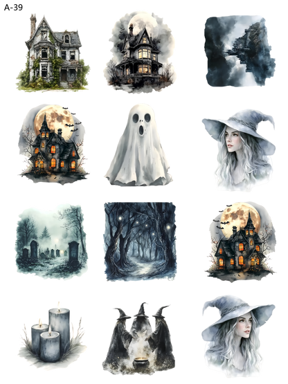 A39 embossed sticker A39 pre-cut embossed sticker (5.91*7.87 inch)