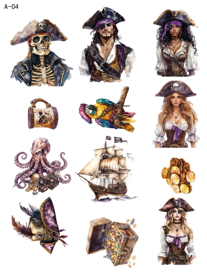 A04 embossed sticker A04 pre-cut embossed sticker (5.91*7.87 inch)