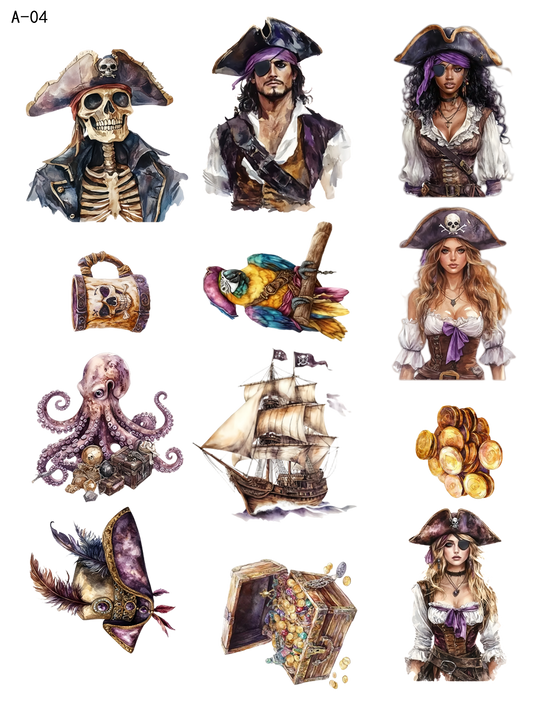 A04 embossed sticker A04 pre-cut embossed sticker (5.91*7.87 inch)