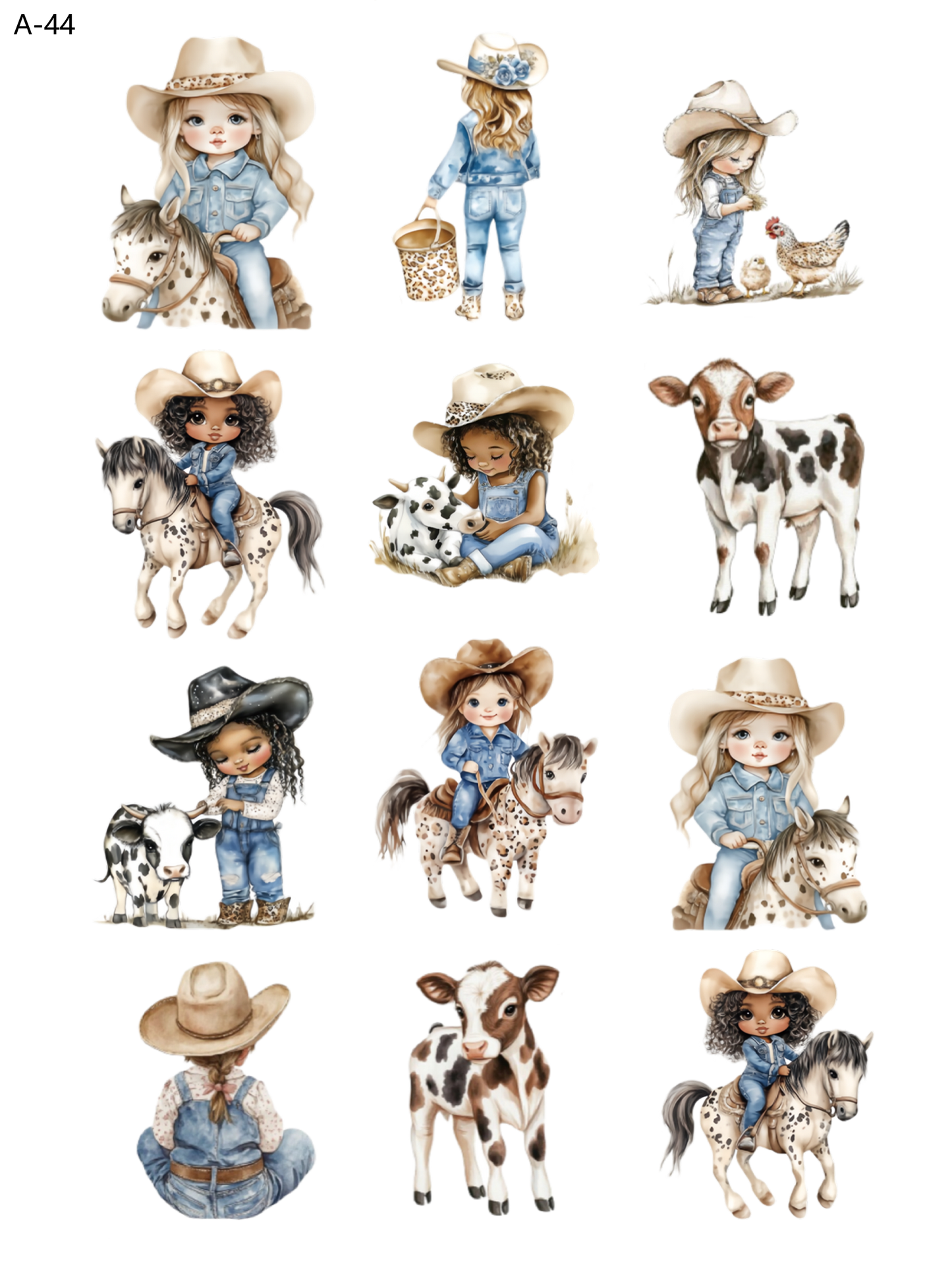 A44 embossed sticker A44 pre-cut embossed sticker (5.91*7.87 inch)