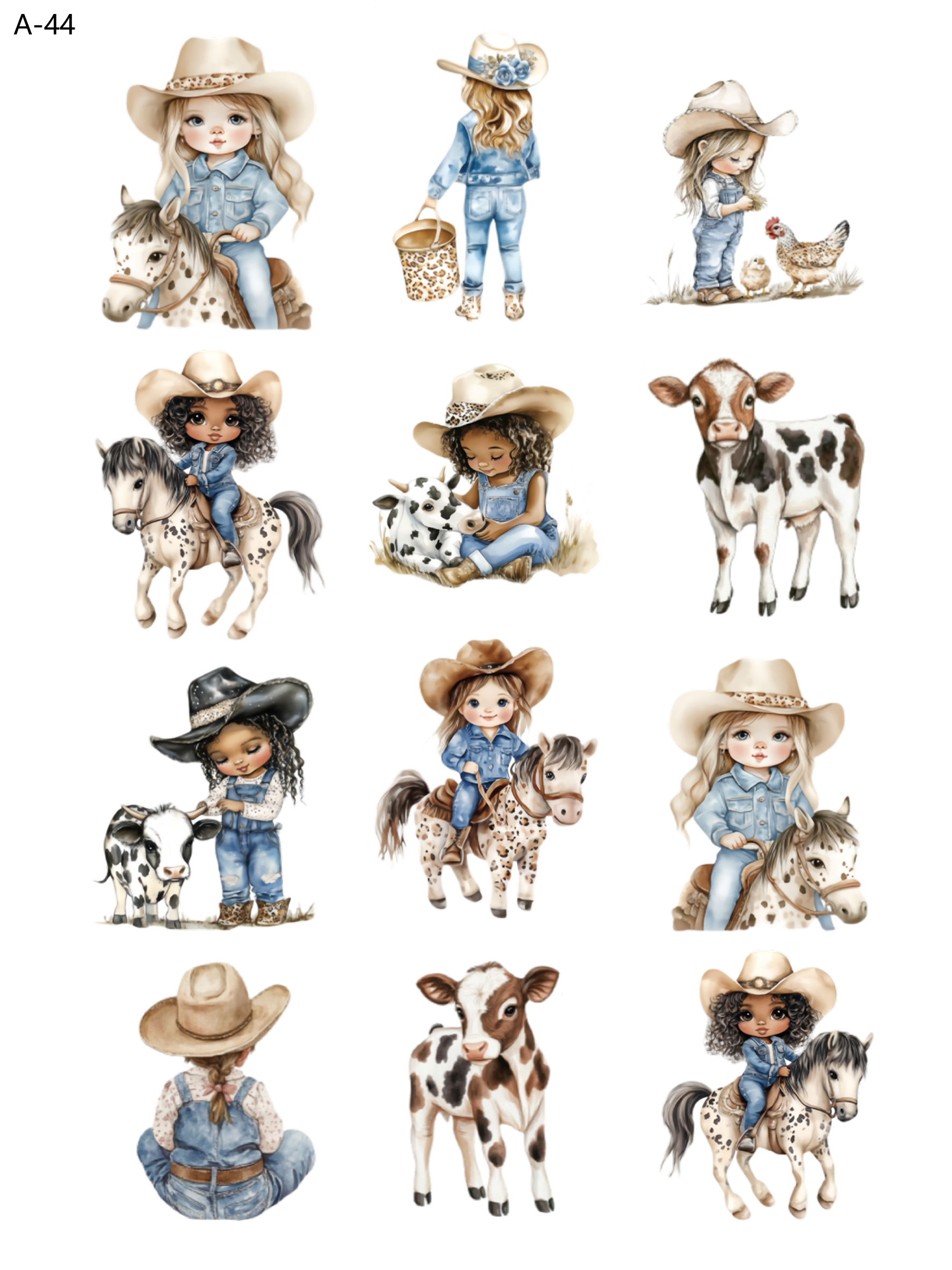 A44 embossed sticker A44 pre-cut embossed sticker (5.91*7.87 inch)