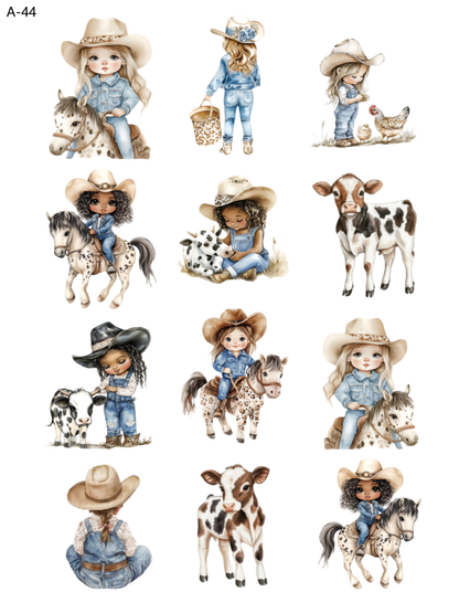 A44 embossed sticker A44 pre-cut embossed sticker (5.91*7.87 inch)