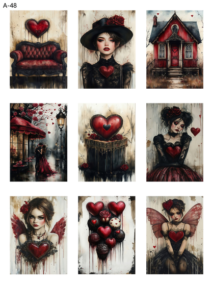 A48 embossed sticker A48 pre-cut embossed sticker (5.91*7.87 inch)