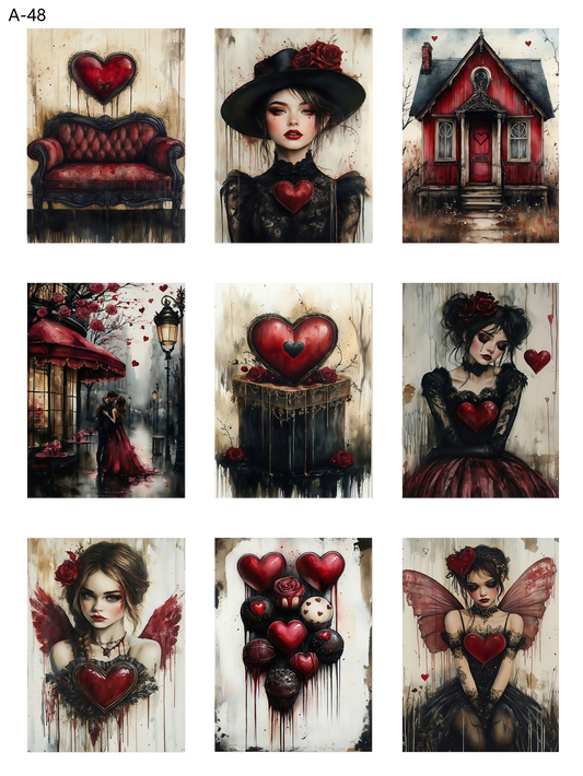 A48 embossed sticker A48 pre-cut embossed sticker (5.91*7.87 inch)