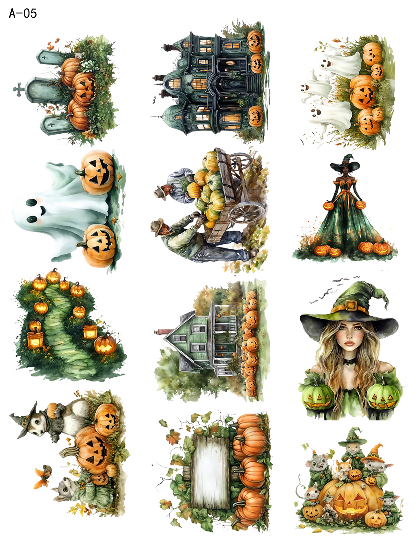 A05 embossed sticker A05 pre-cut embossed sticker (5.91*7.87 inch)