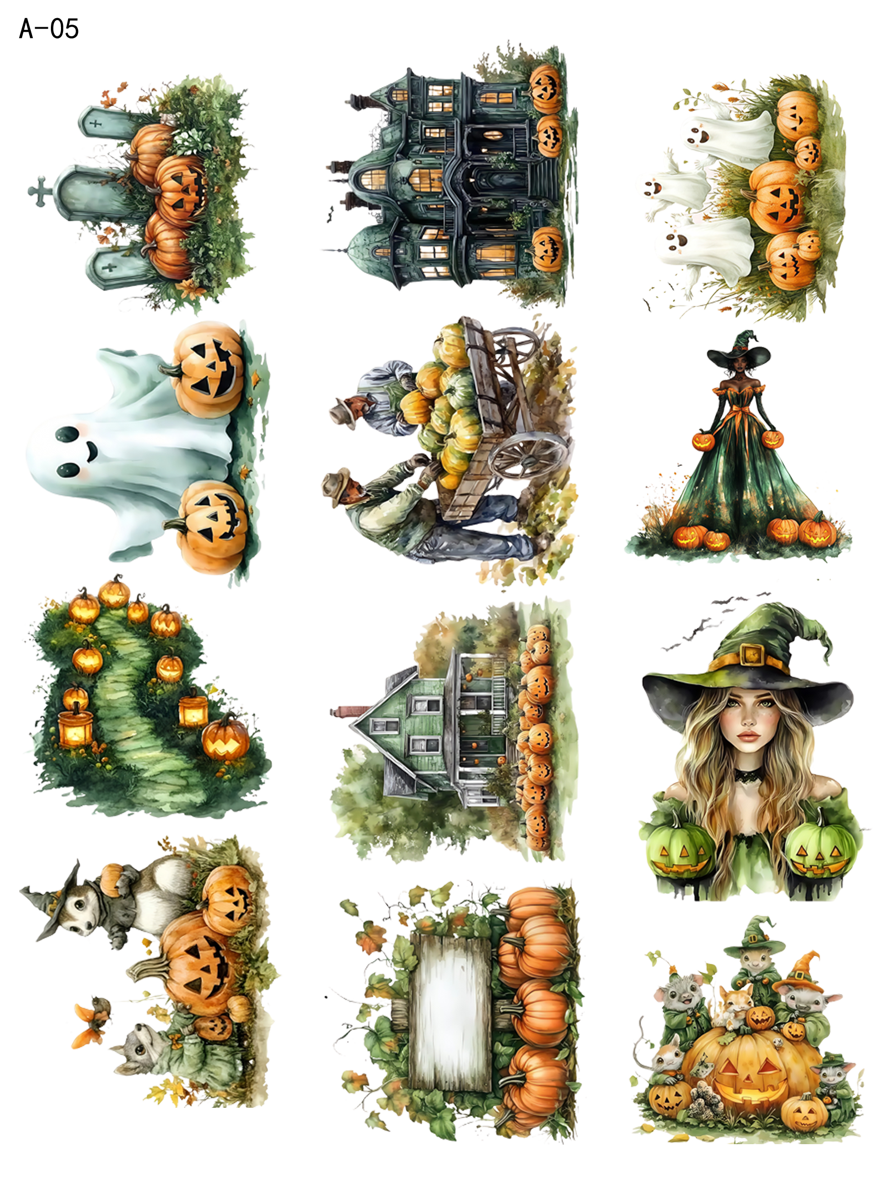 A05 embossed sticker A05 pre-cut embossed sticker (5.91*7.87 inch)