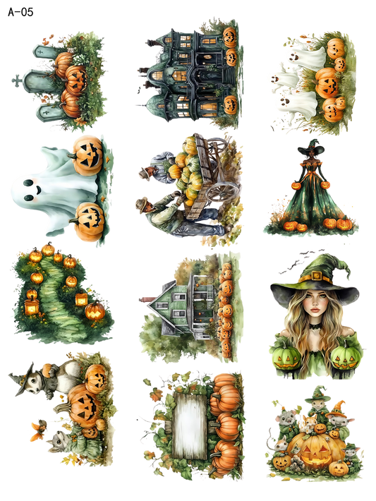 A05 embossed sticker A05 pre-cut embossed sticker (5.91*7.87 inch)