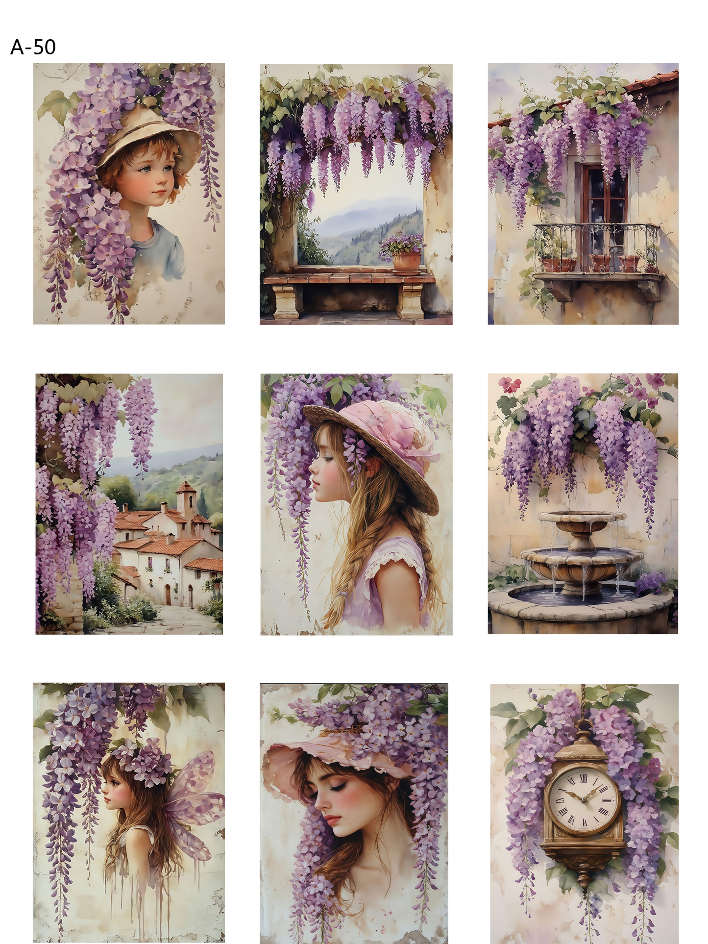 A50 embossed sticker A50 pre-cut embossed sticker (5.91*7.87 inch)