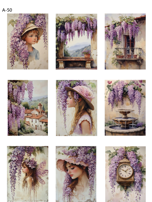 A50 embossed sticker A50 pre-cut embossed sticker (5.91*7.87 inch)