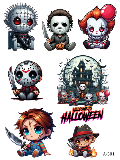 A499-A509 embossed sticker