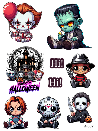 A499-A509 embossed sticker