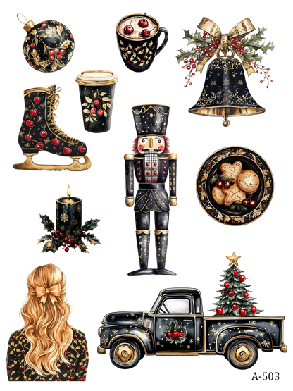 A499-A509 embossed sticker