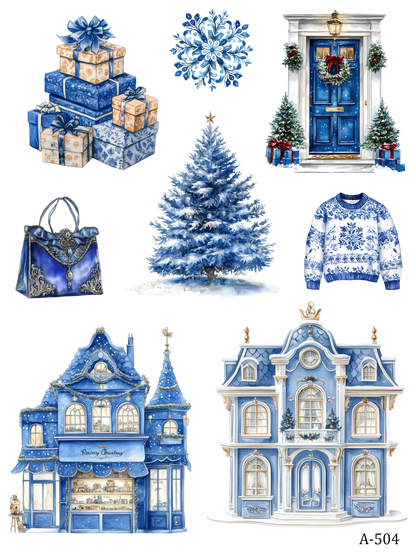 A499-A509 embossed sticker