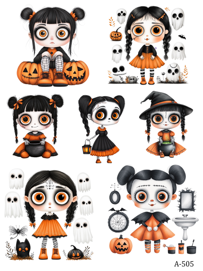 A499-A509 embossed sticker