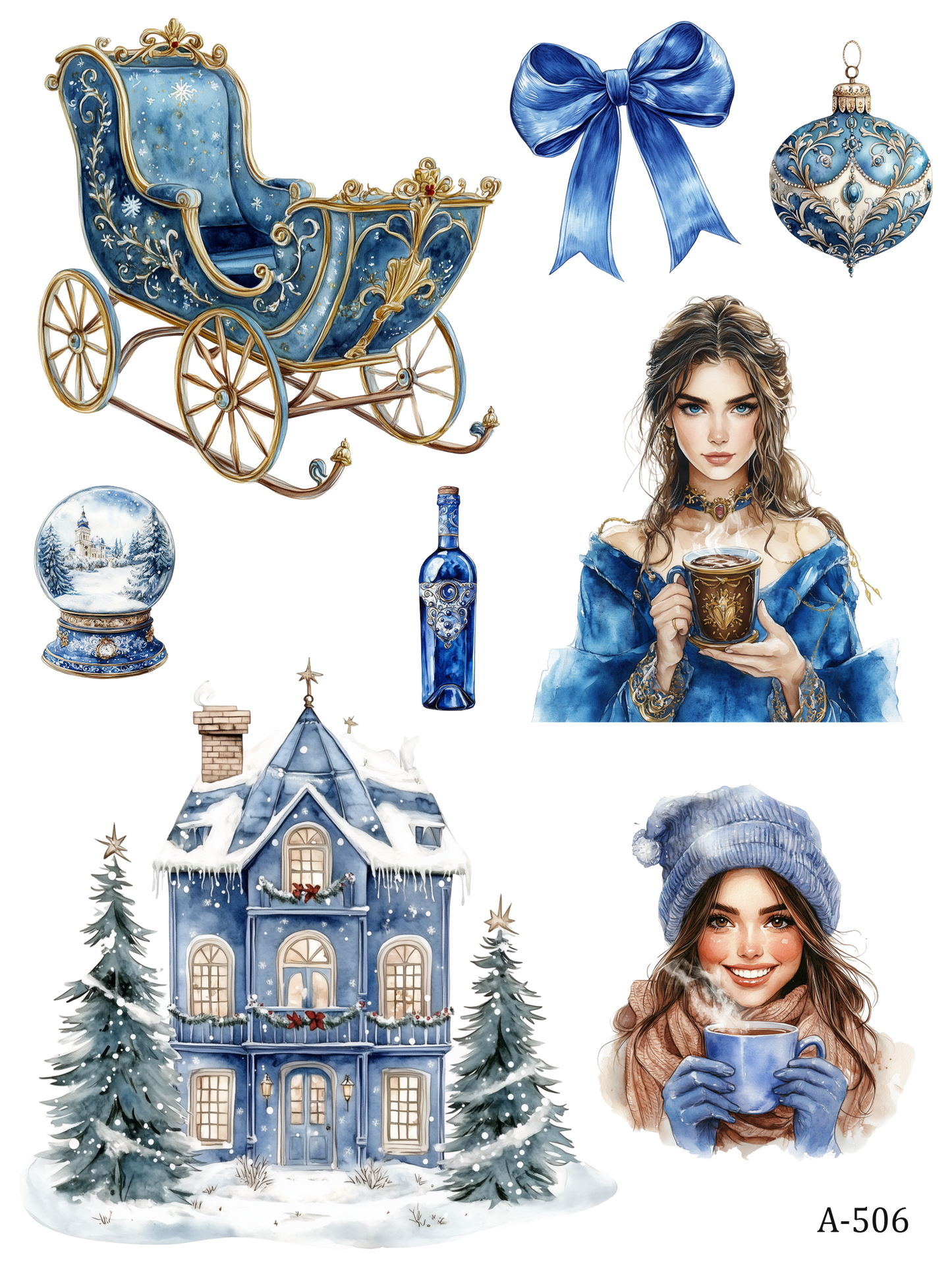 A499-A509 embossed sticker