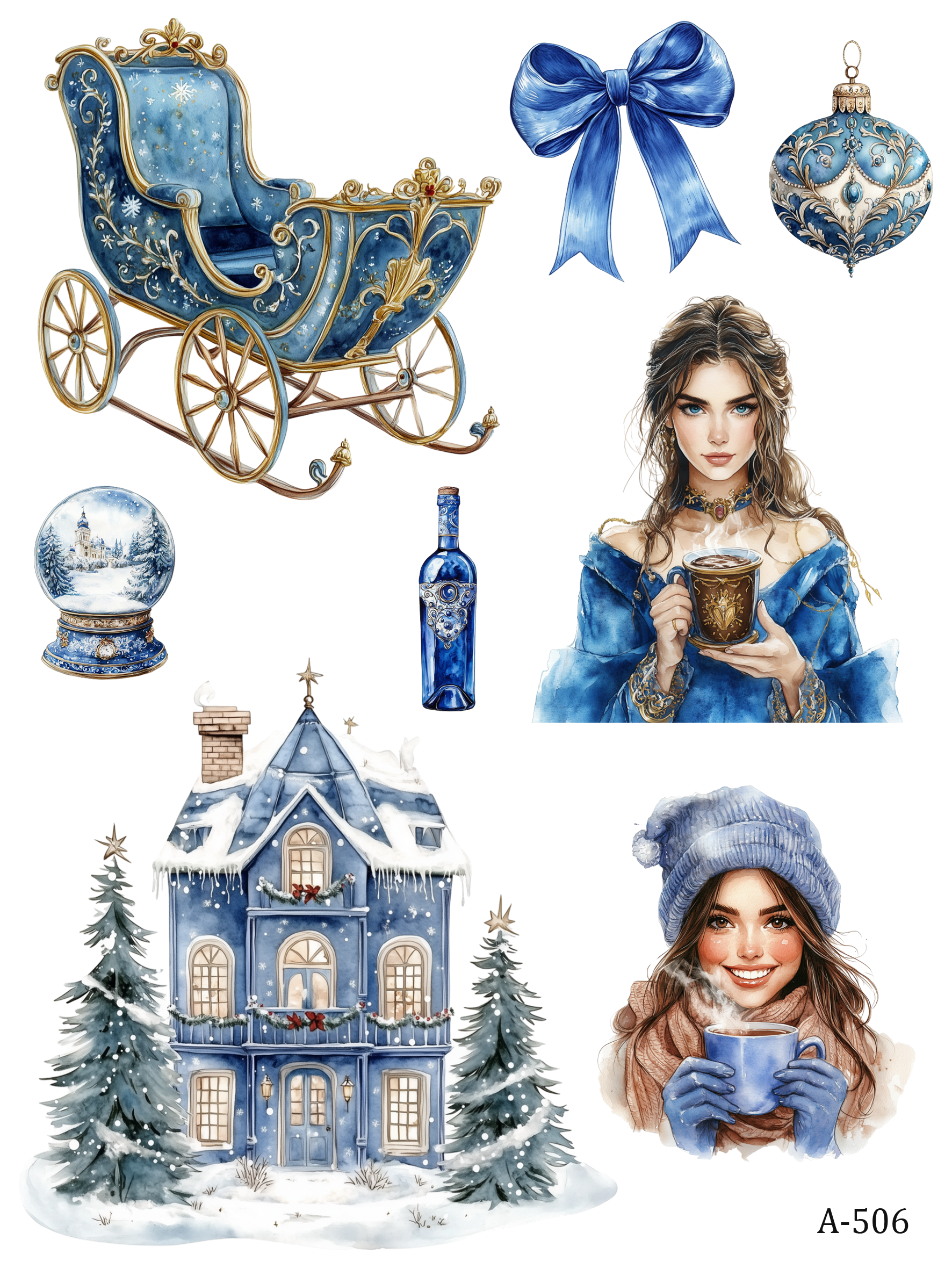 A499-A509 embossed sticker