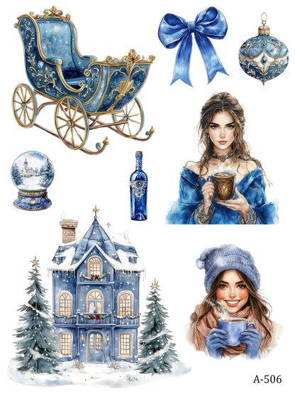 A499-A509 embossed sticker