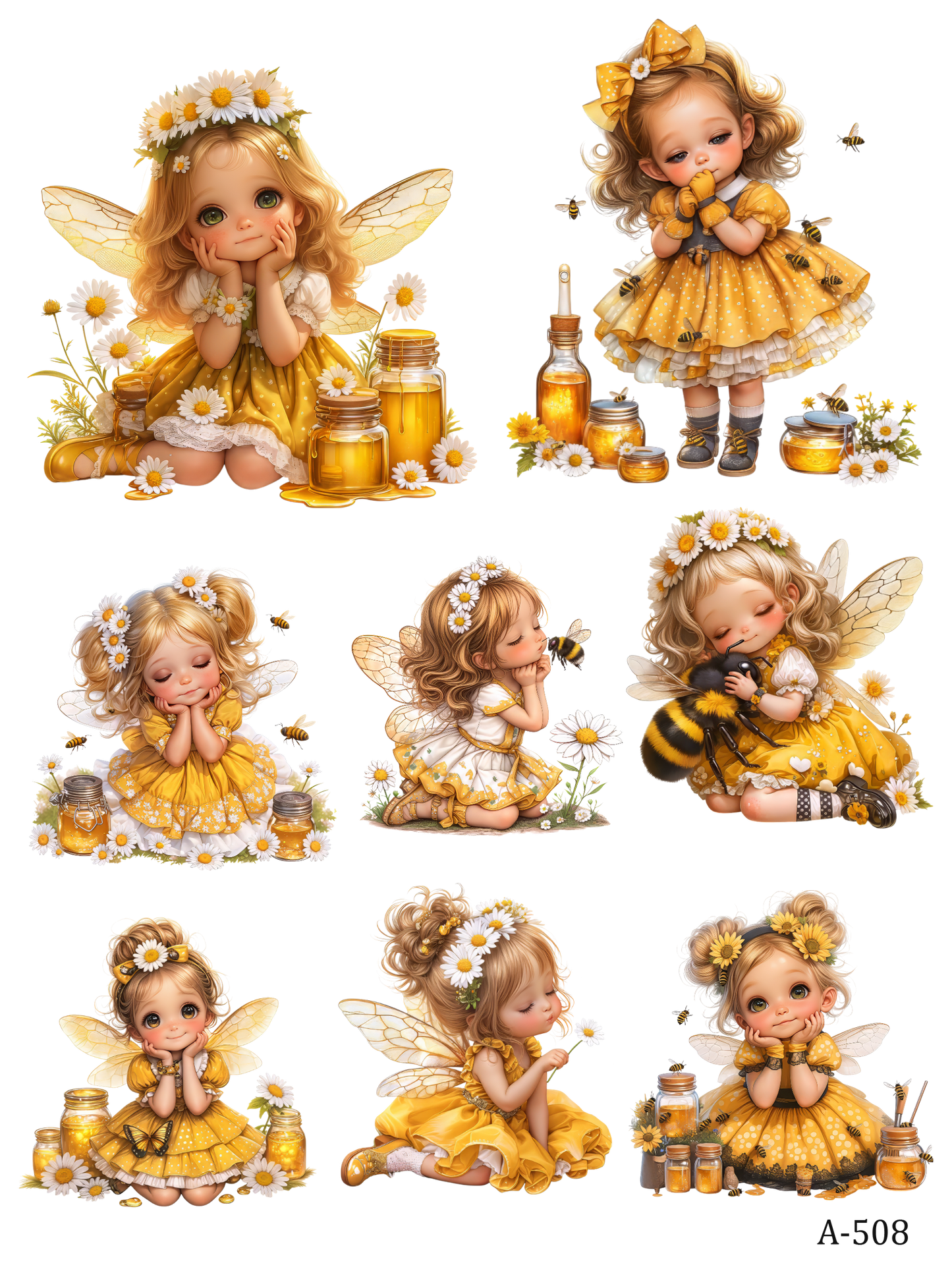 A499-A509 embossed sticker