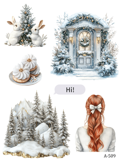 A499-A509 embossed sticker