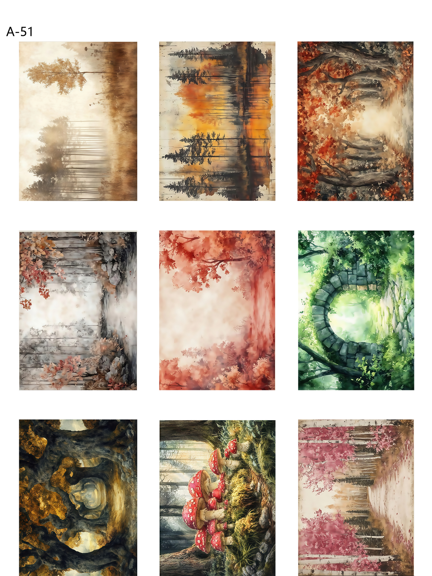 A51 embossed sticker A51 pre-cut embossed sticker (5.91*7.87 inch)