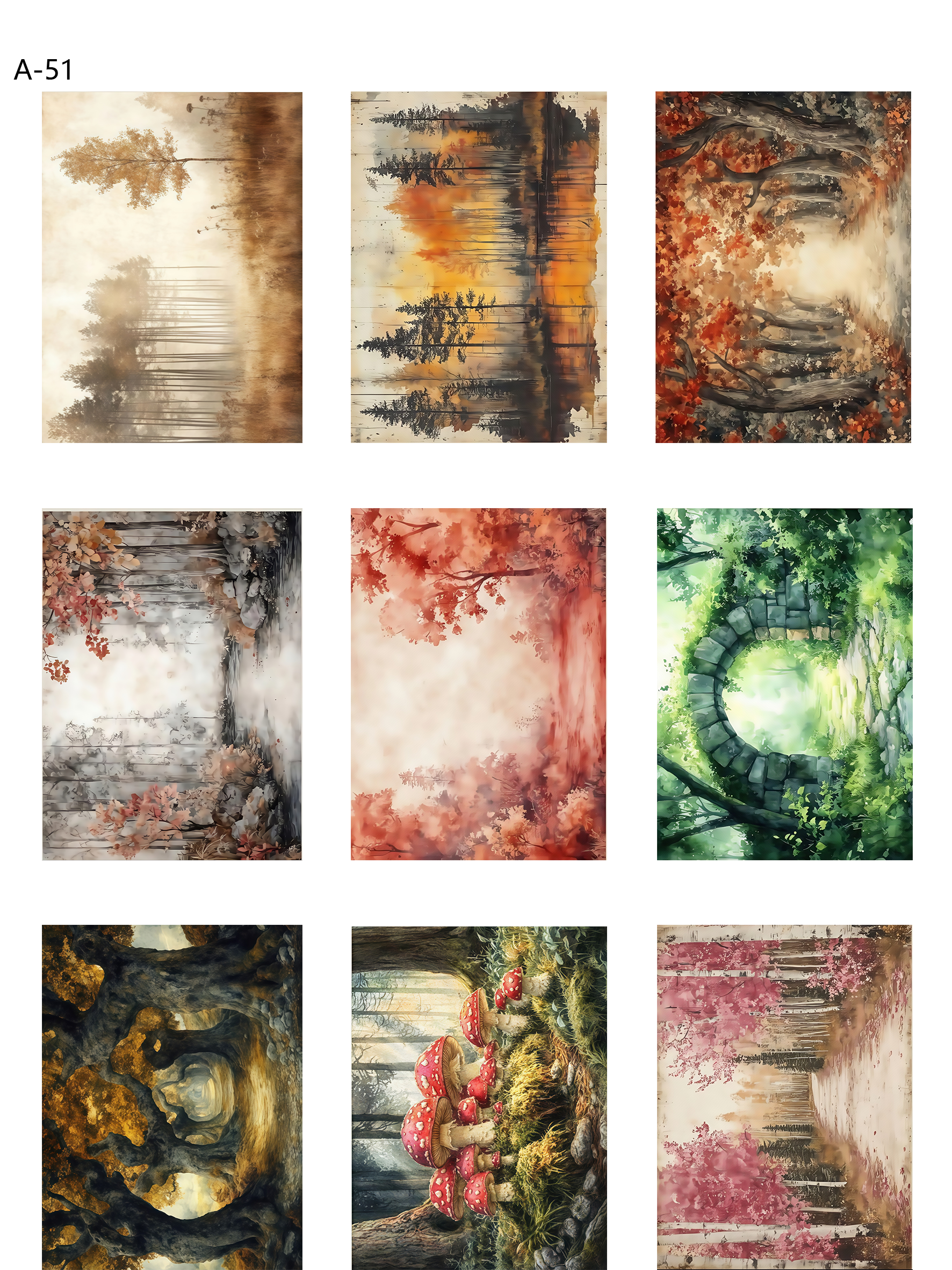 A51 embossed sticker A51 pre-cut embossed sticker (5.91*7.87 inch)