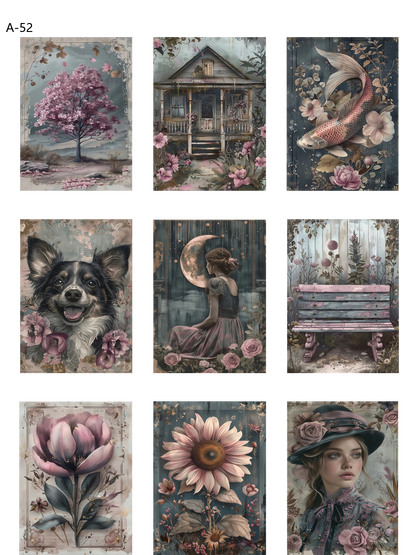 A52 embossed sticker A52 pre-cut embossed sticker (5.91*7.87 inch)