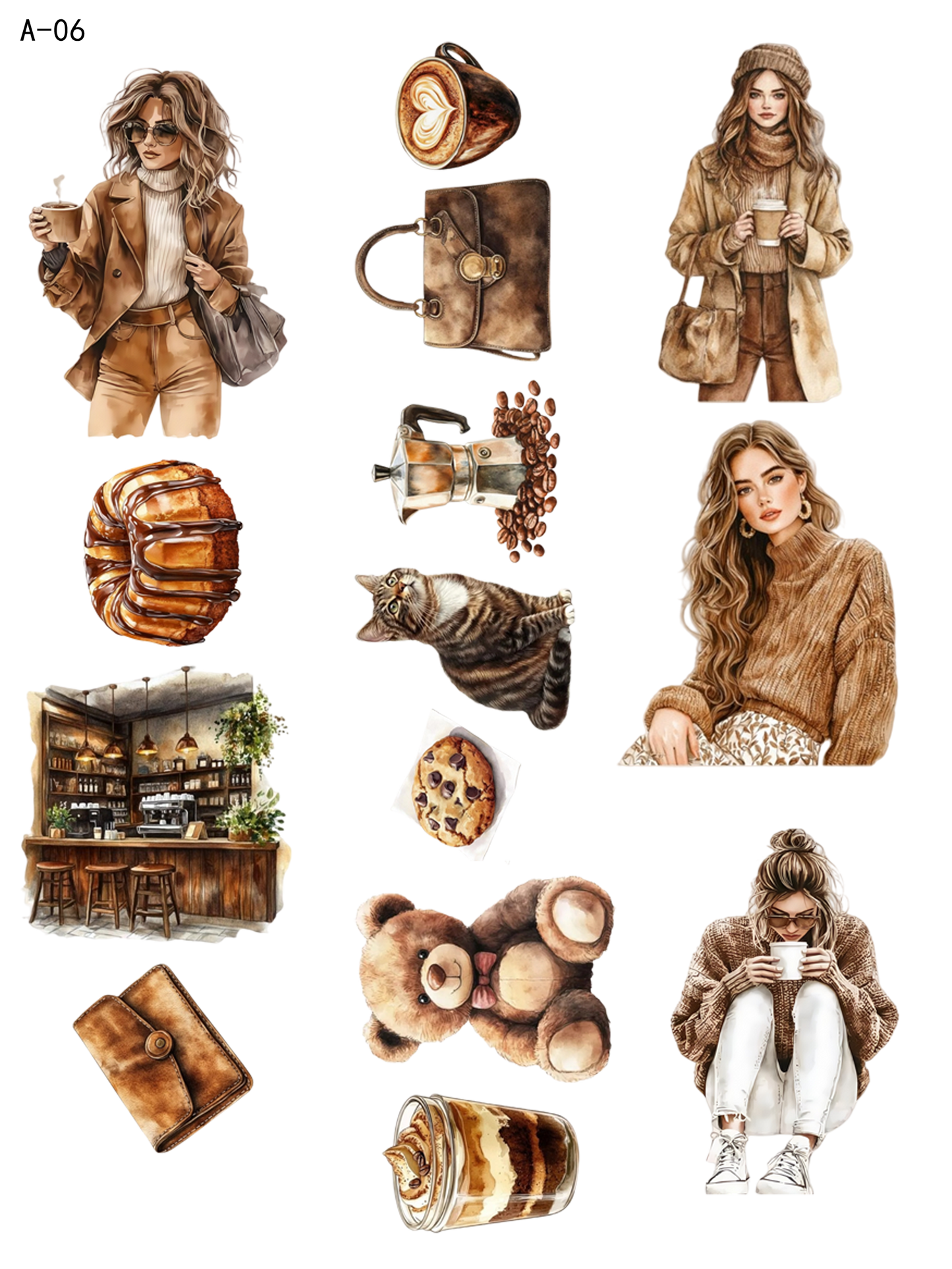 A06 embossed sticker A06 pre-cut embossed sticker (5.91*7.87 inch)