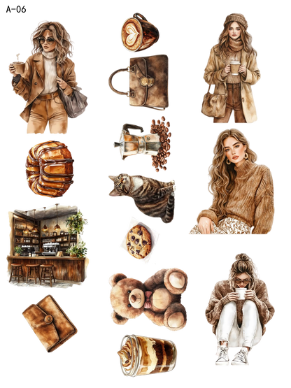 A06 embossed sticker A06 pre-cut embossed sticker (5.91*7.87 inch)