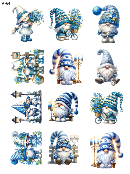 A64 embossed sticker A64 pre-cut embossed sticker (5.91*7.87 inch)