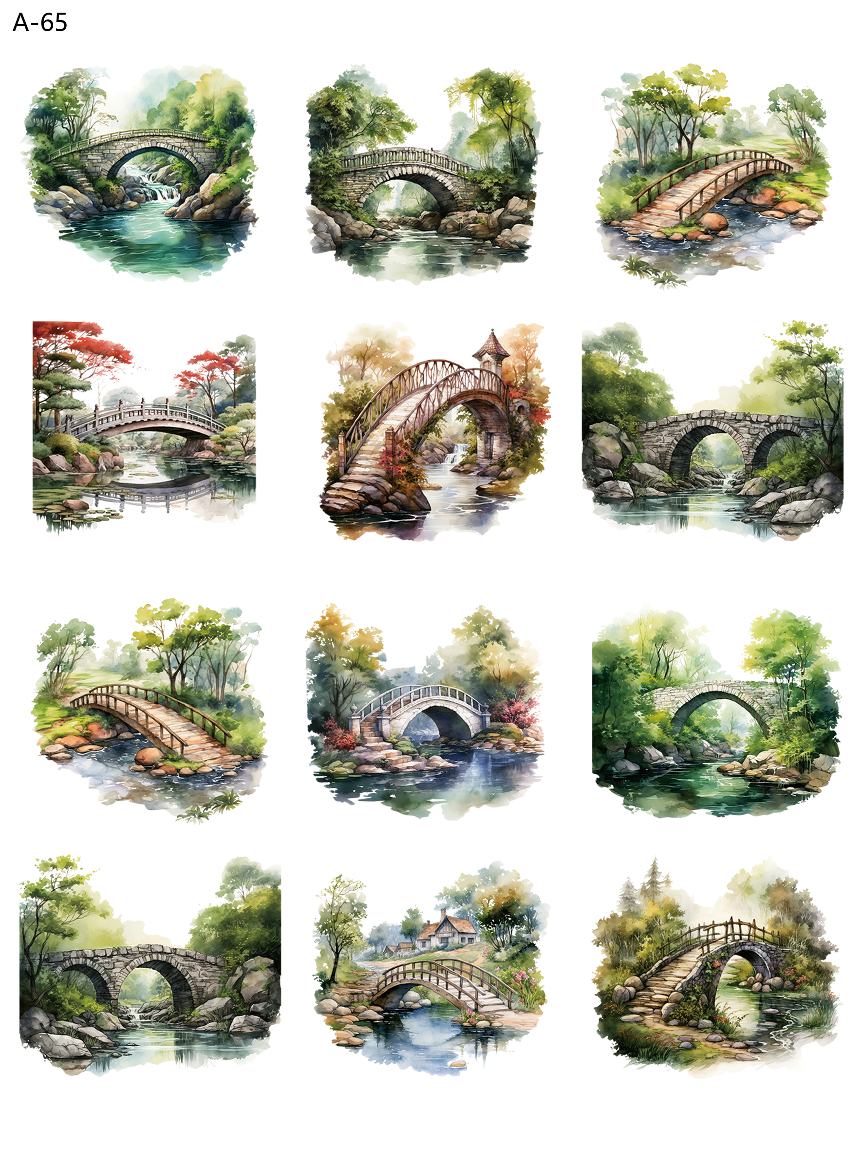 A65 embossed sticker A65 pre-cut embossed sticker (5.91*7.87 inch)