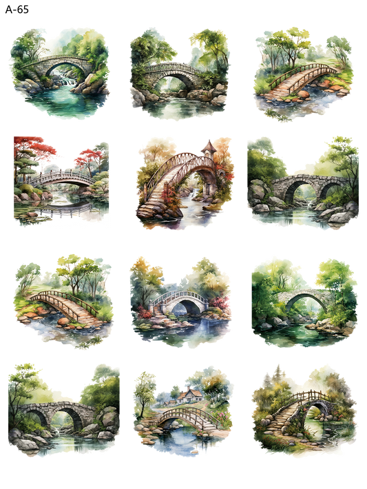 A65 embossed sticker A65 pre-cut embossed sticker (5.91*7.87 inch)