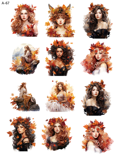 A67 embossed sticker A67 pre-cut embossed sticker (5.91*7.87 inch)