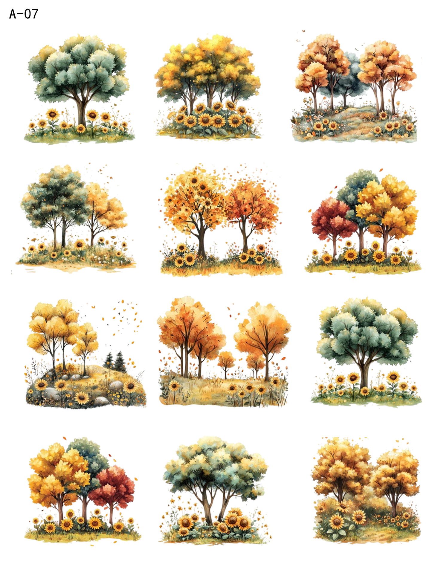 A07 embossed sticker A07 pre-cut embossed sticker (5.91*7.87 inch)