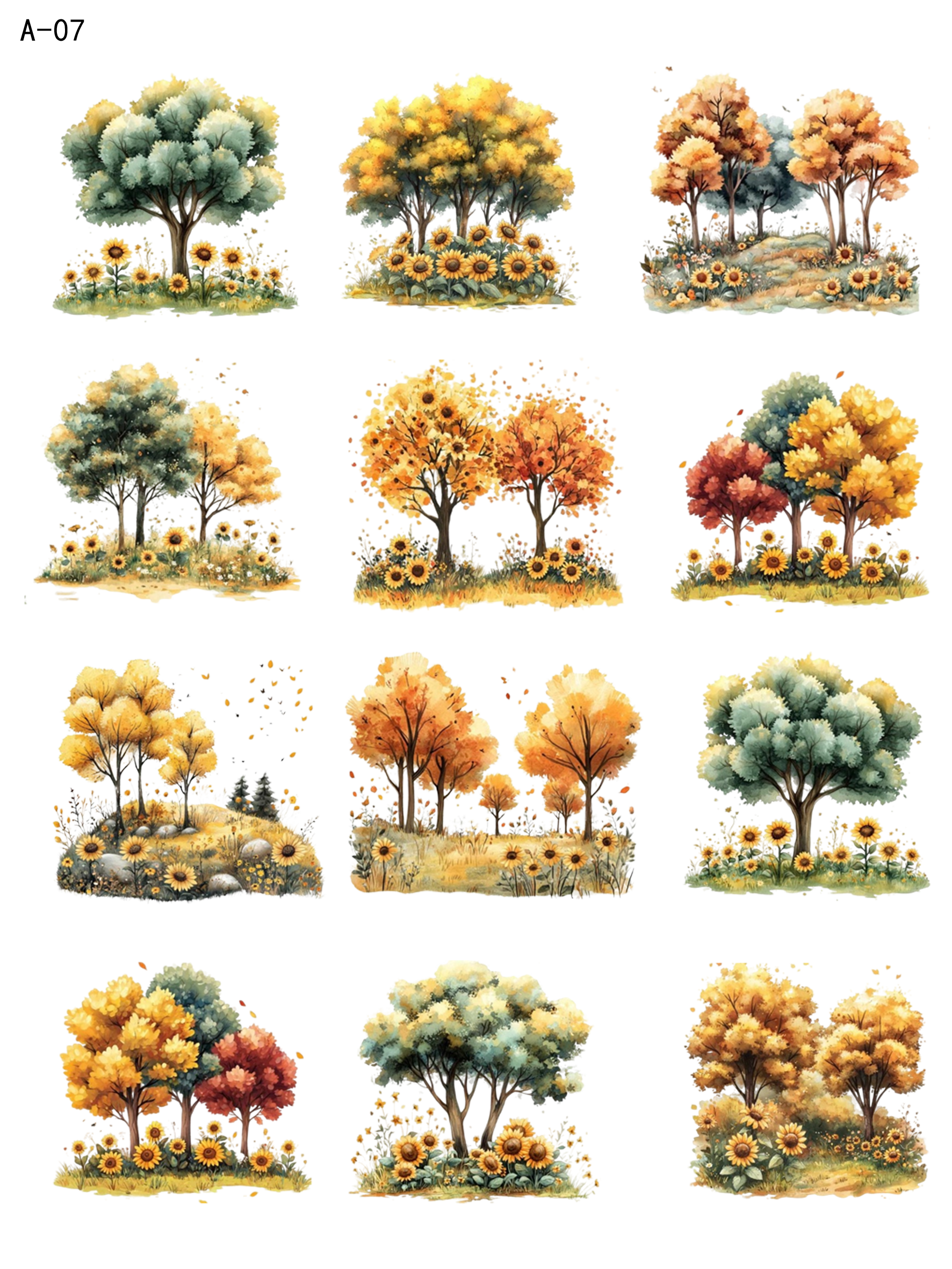 A07 embossed sticker A07 pre-cut embossed sticker (5.91*7.87 inch)