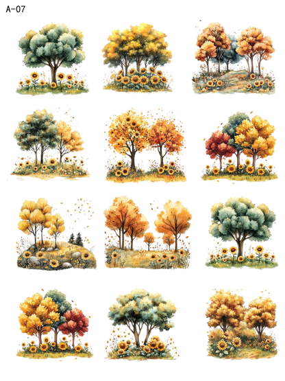 A07 embossed sticker A07 pre-cut embossed sticker (5.91*7.87 inch)