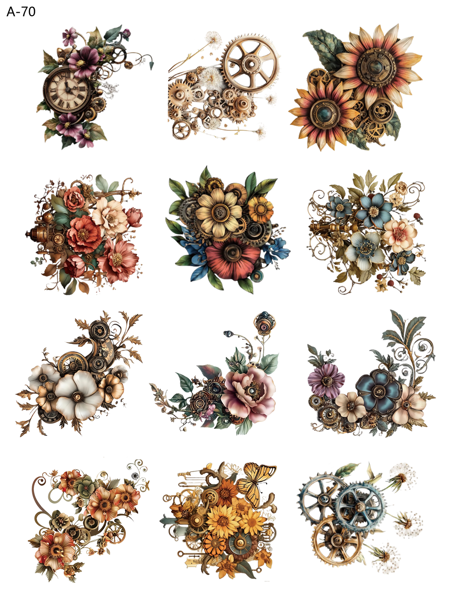 A70 embossed sticker A70 pre-cut embossed sticker (5.91*7.87 inch)