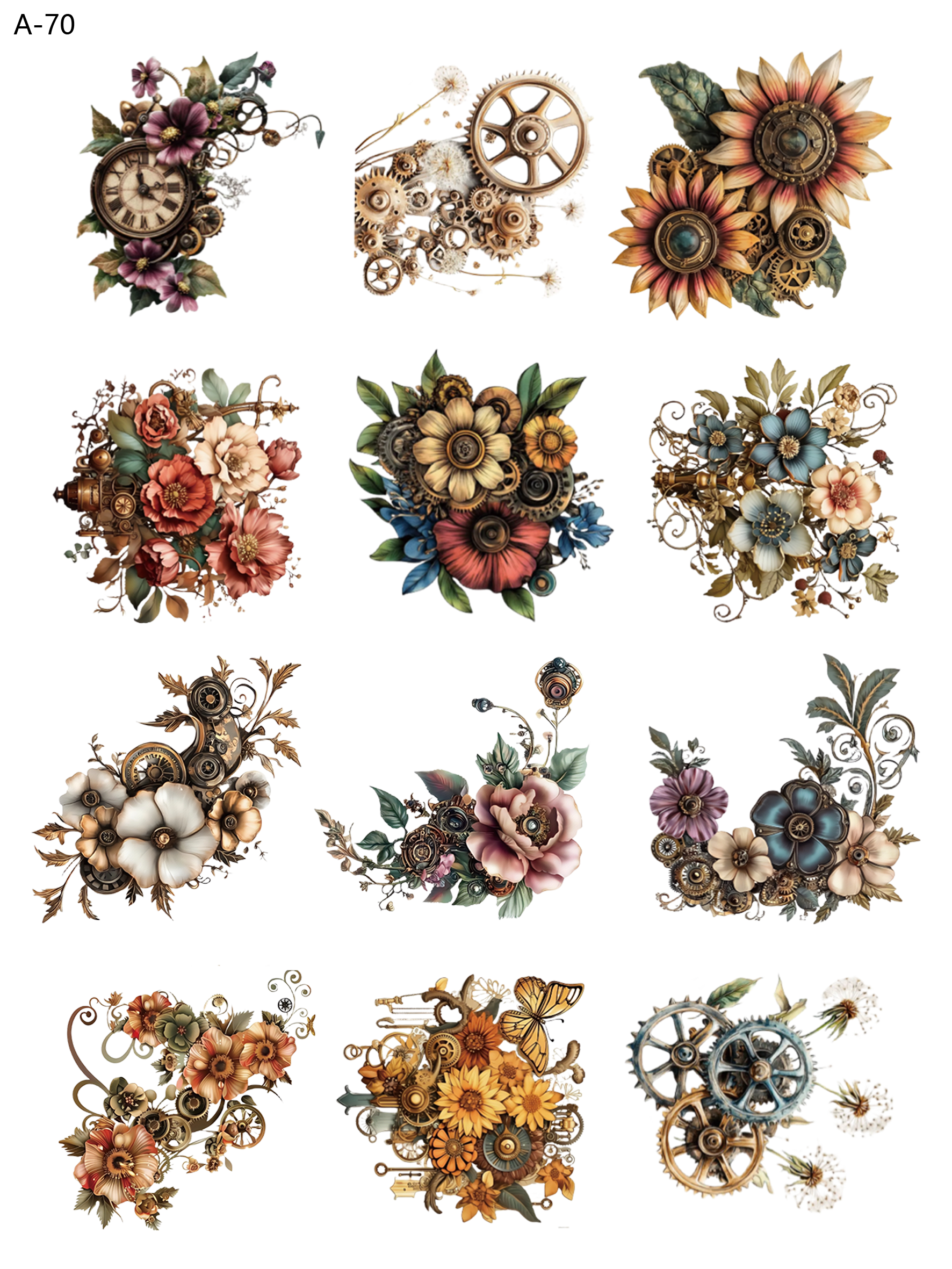 A70 embossed sticker A70 pre-cut embossed sticker (5.91*7.87 inch)