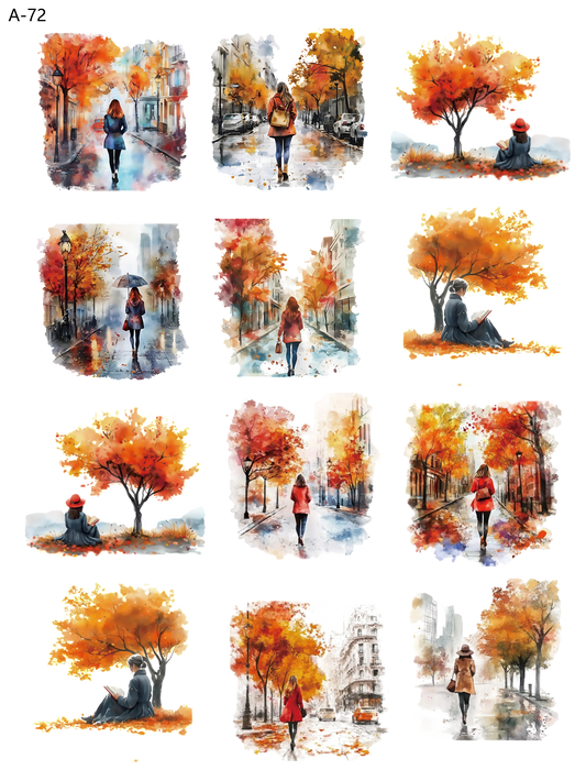 A72 embossed sticker A72 pre-cut embossed sticker (5.91*7.87 inch)