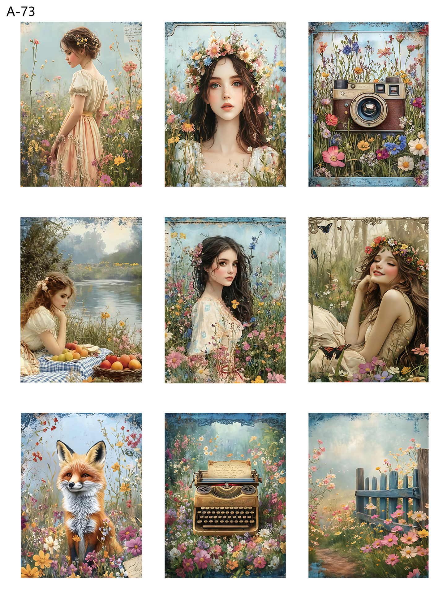 A73 embossed sticker A73 pre-cut embossed sticker (5.91*7.87 inch)