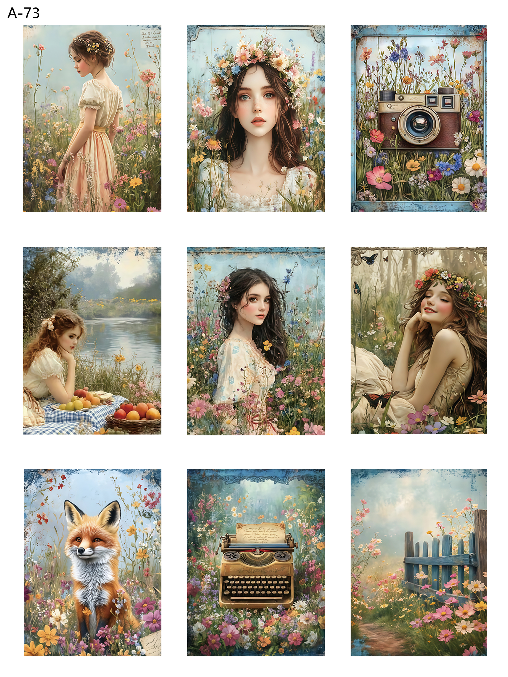 A73 embossed sticker A73 pre-cut embossed sticker (5.91*7.87 inch)