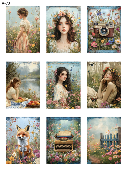 A73 embossed sticker A73 pre-cut embossed sticker (5.91*7.87 inch)