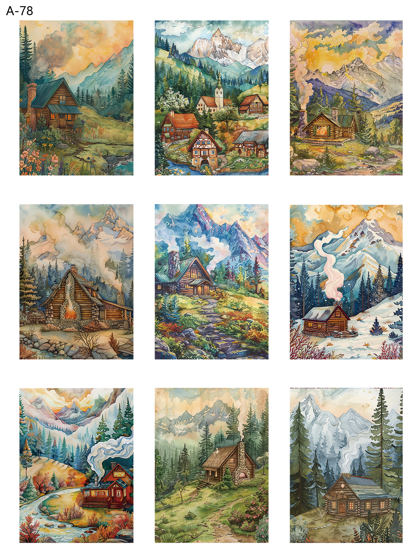 A78 embossed sticker A78 pre-cut embossed sticker (5.91*7.87 inch)