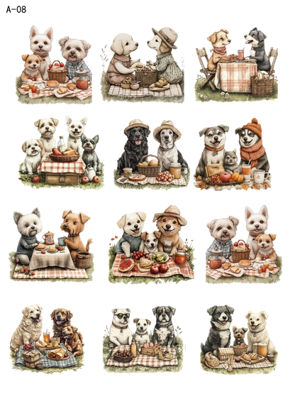 A08 embossed sticker A08 pre-cut embossed sticker (5.91*7.87 inch)