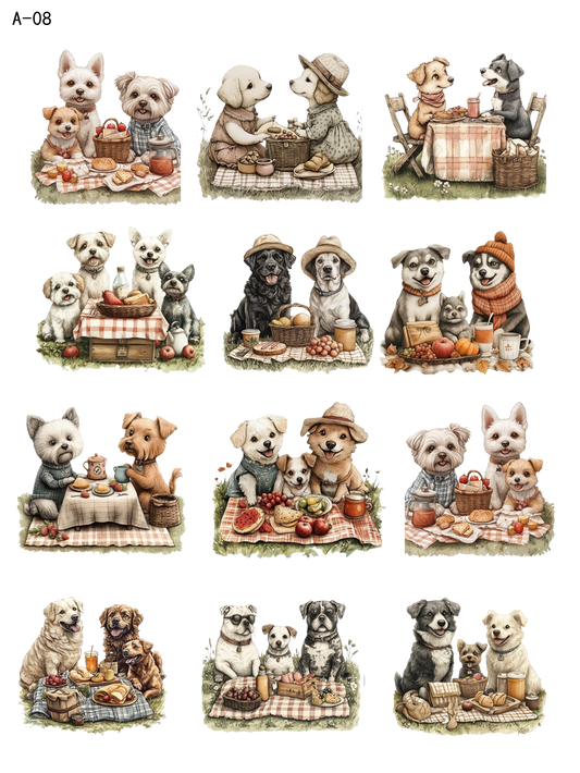 A08 embossed sticker A08 pre-cut embossed sticker (5.91*7.87 inch)