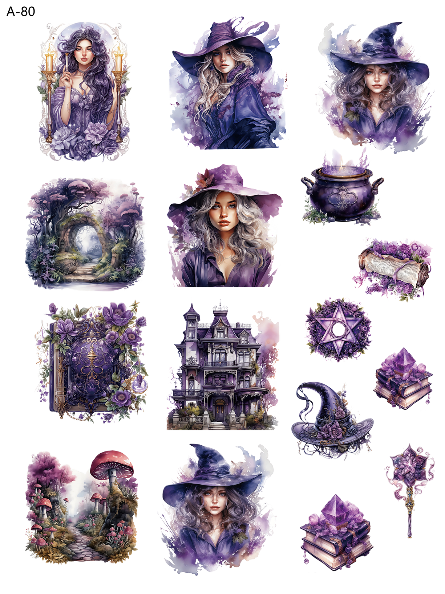 A80 embossed sticker A80 pre-cut embossed sticker (5.91*7.87 inch)