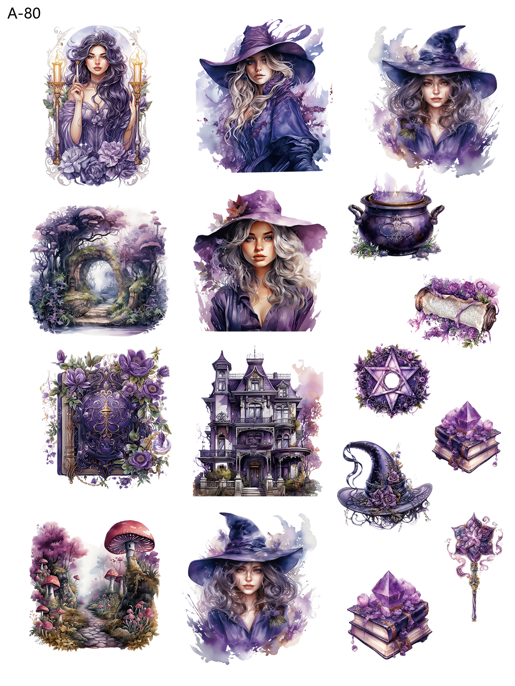 A80 embossed sticker A80 pre-cut embossed sticker (5.91*7.87 inch)