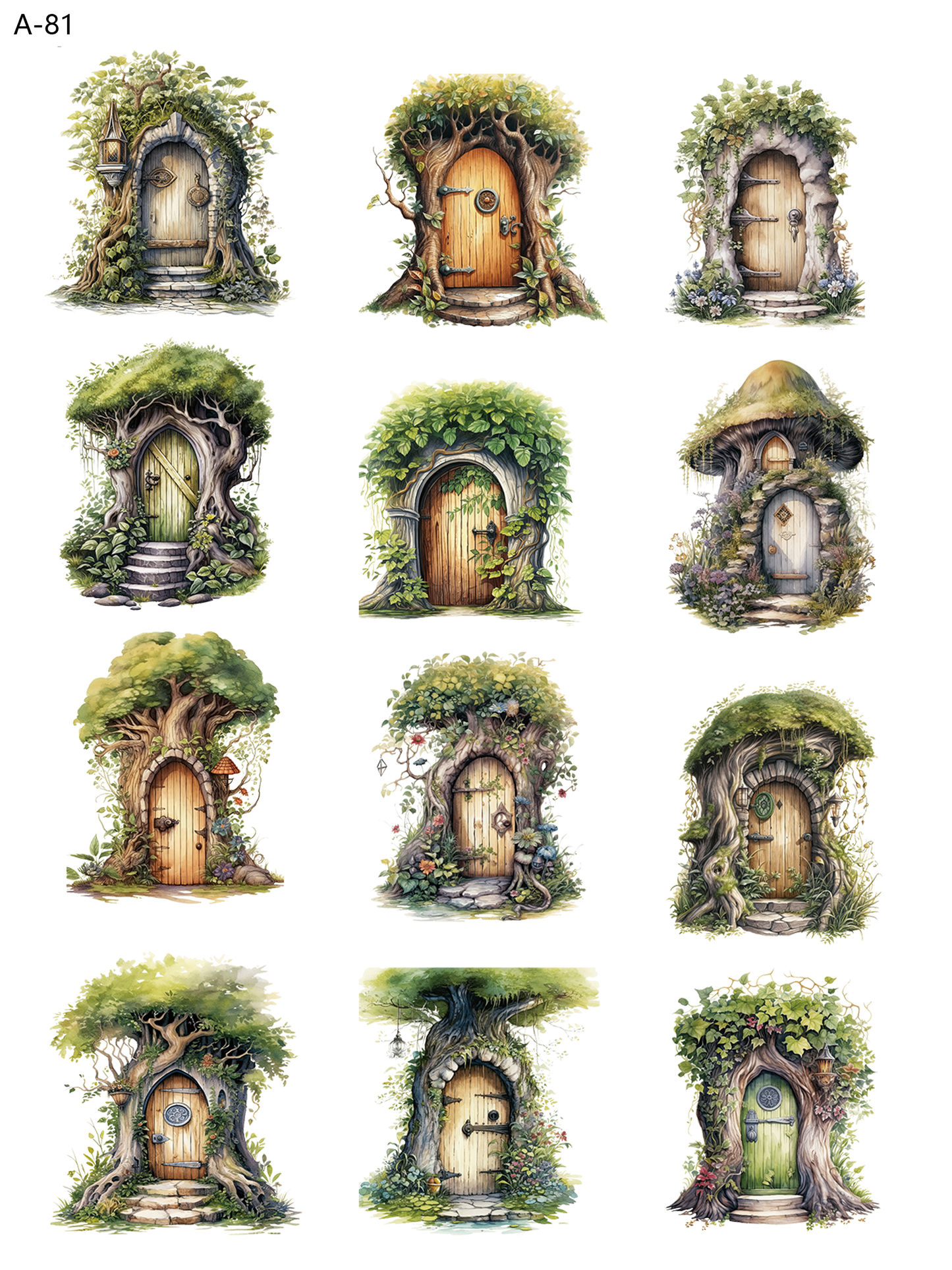 A81 embossed sticker A81 pre-cut embossed sticker (5.91*7.87 inch)