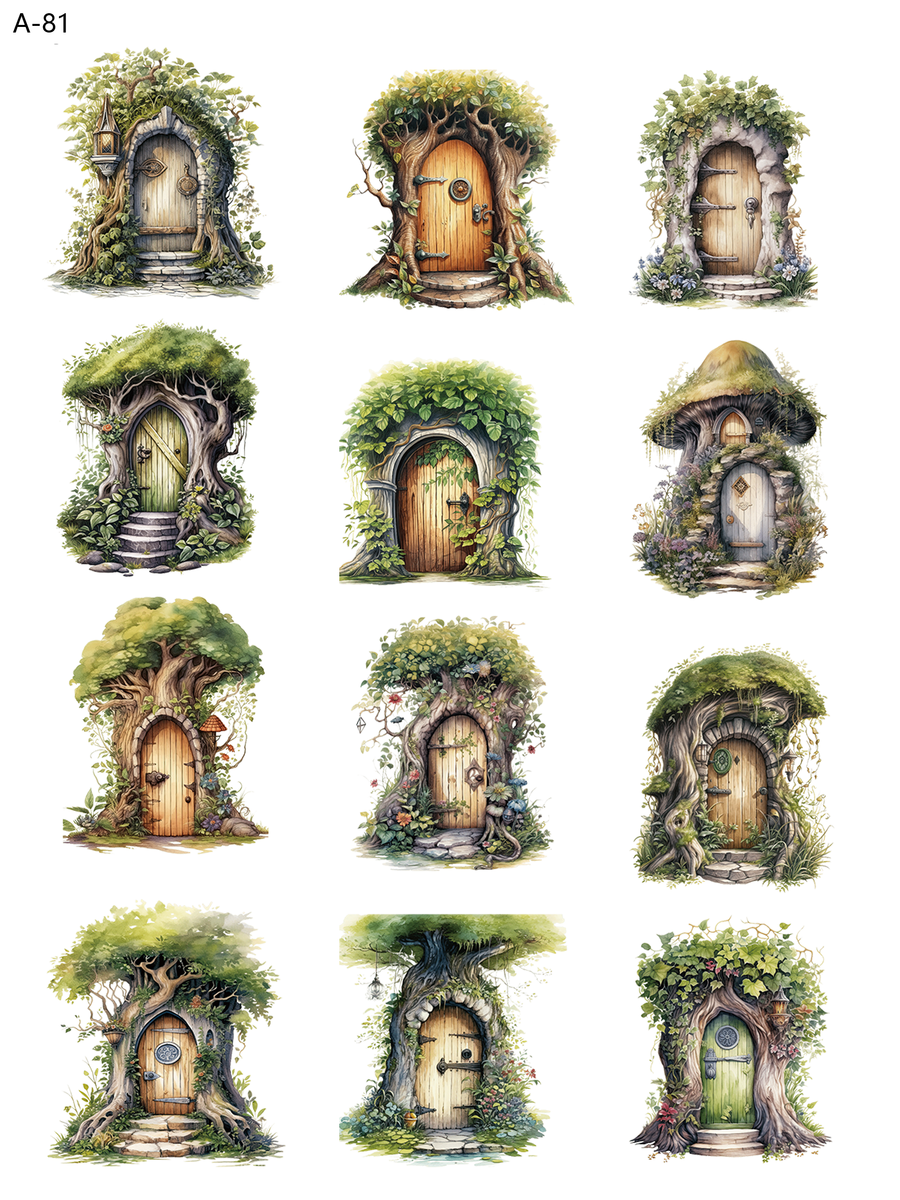 A81 embossed sticker A81 pre-cut embossed sticker (5.91*7.87 inch)