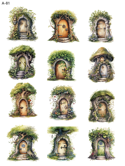 A81 embossed sticker A81 pre-cut embossed sticker (5.91*7.87 inch)