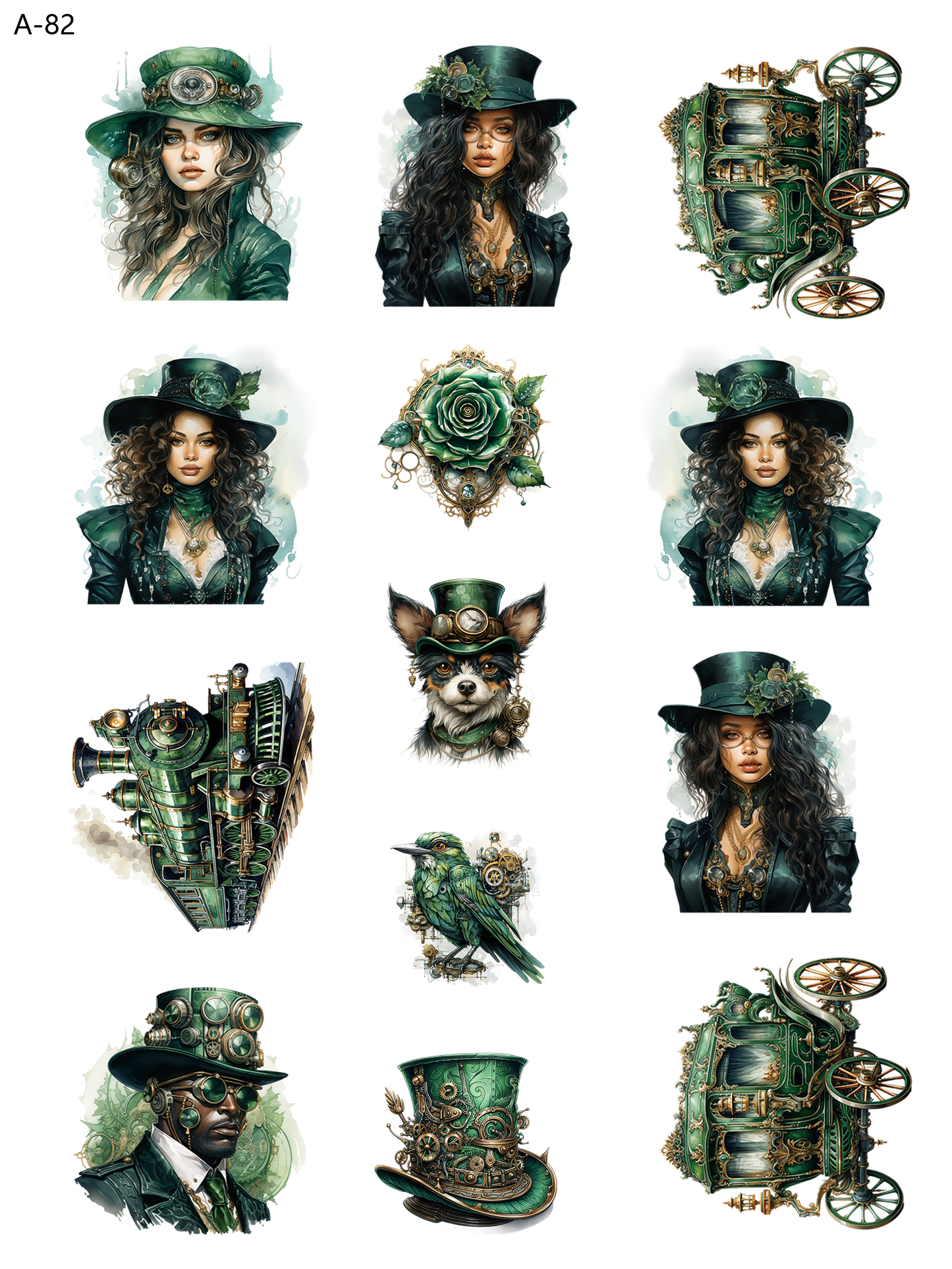 A82 embossed sticker A82 pre-cut embossed sticker (5.91*7.87 inch)